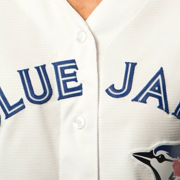 Toronto Blue Jays Women's Majestic Cool Base Jersey - Picture 2 of 2